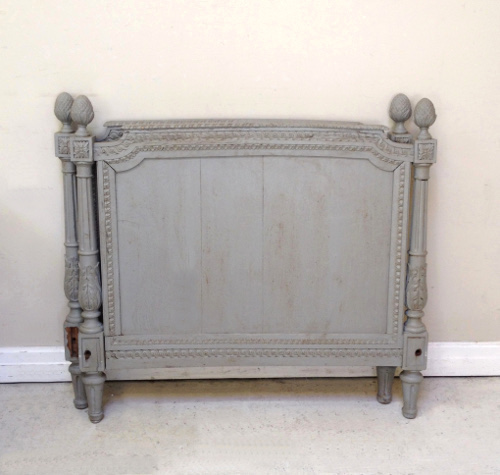 french antique Directoire single bed